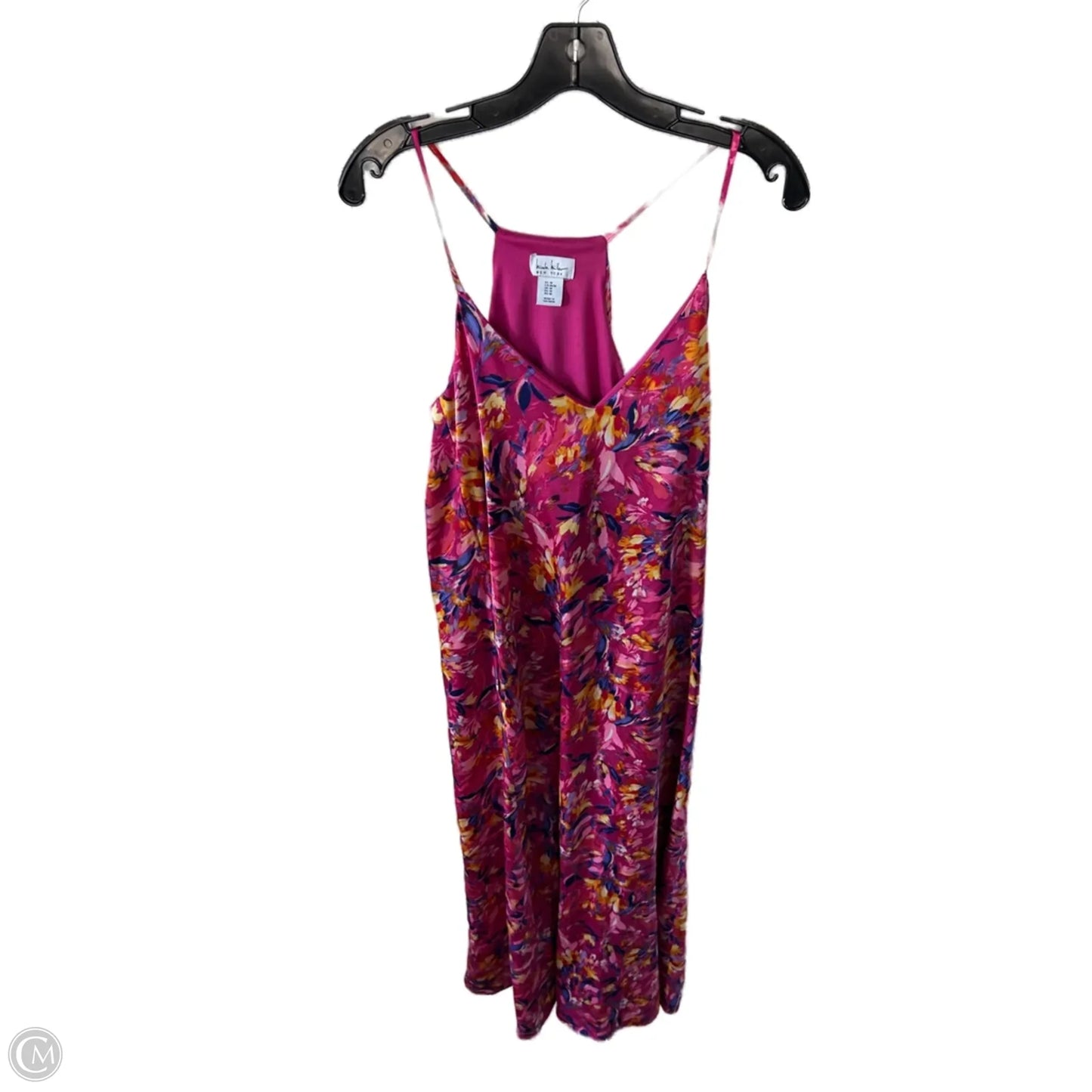 Dress Casual Maxi By Nicole By Nicole Miller In Pink & Yellow, Size: M