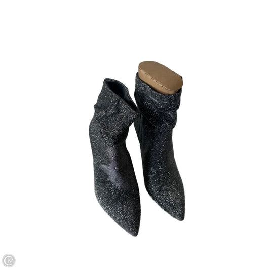 Boots Ankle Heels By Jessica Simpson In Silver, Size: 6.5