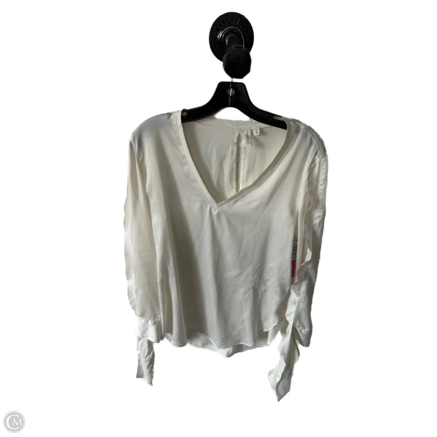 Top Long Sleeve By Treasure And Bond In Cream, Size: Xs