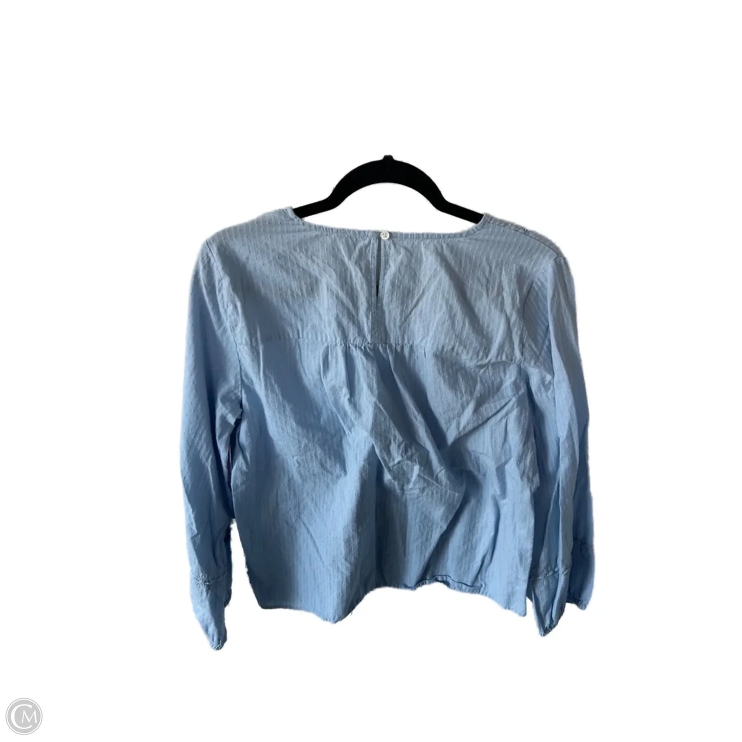 Top Long Sleeve By J. Crew In Blue, Size: M