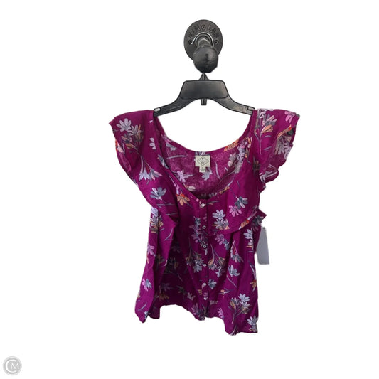 Top Sleeveless By St Johns Bay In Purple, Size: Xl
