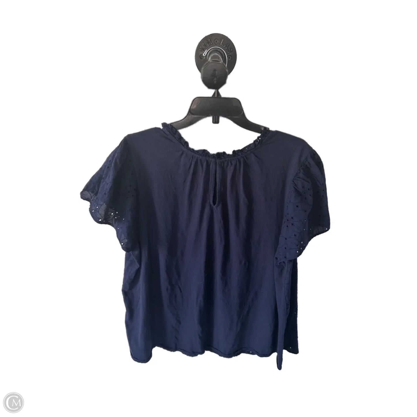 Top Short Sleeve By Lane Bryant In Blue, Size: 3x