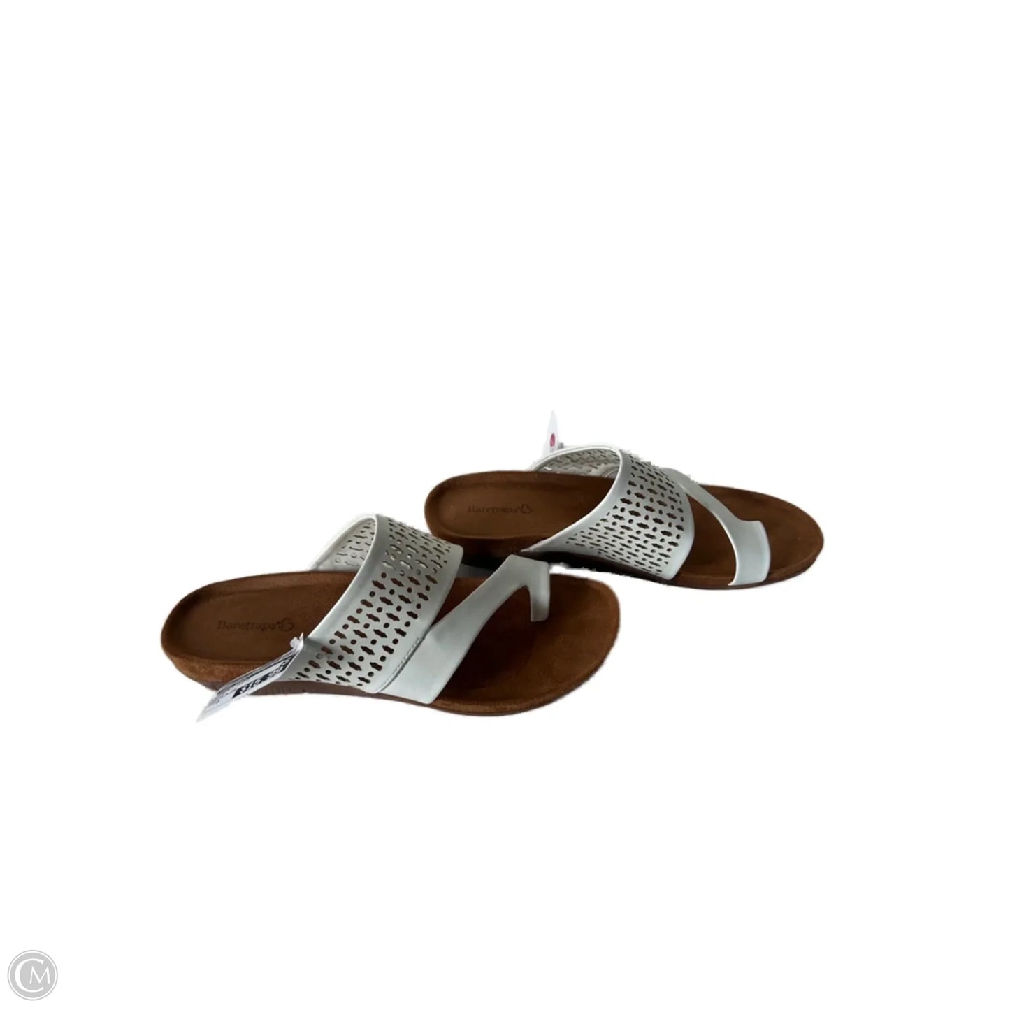 Sandals Flats By Bare Traps In White, Size: 8