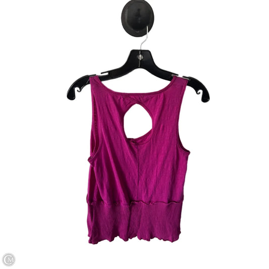 Top Sleeveless By Little Yellow Button In Purple, Size: Xs