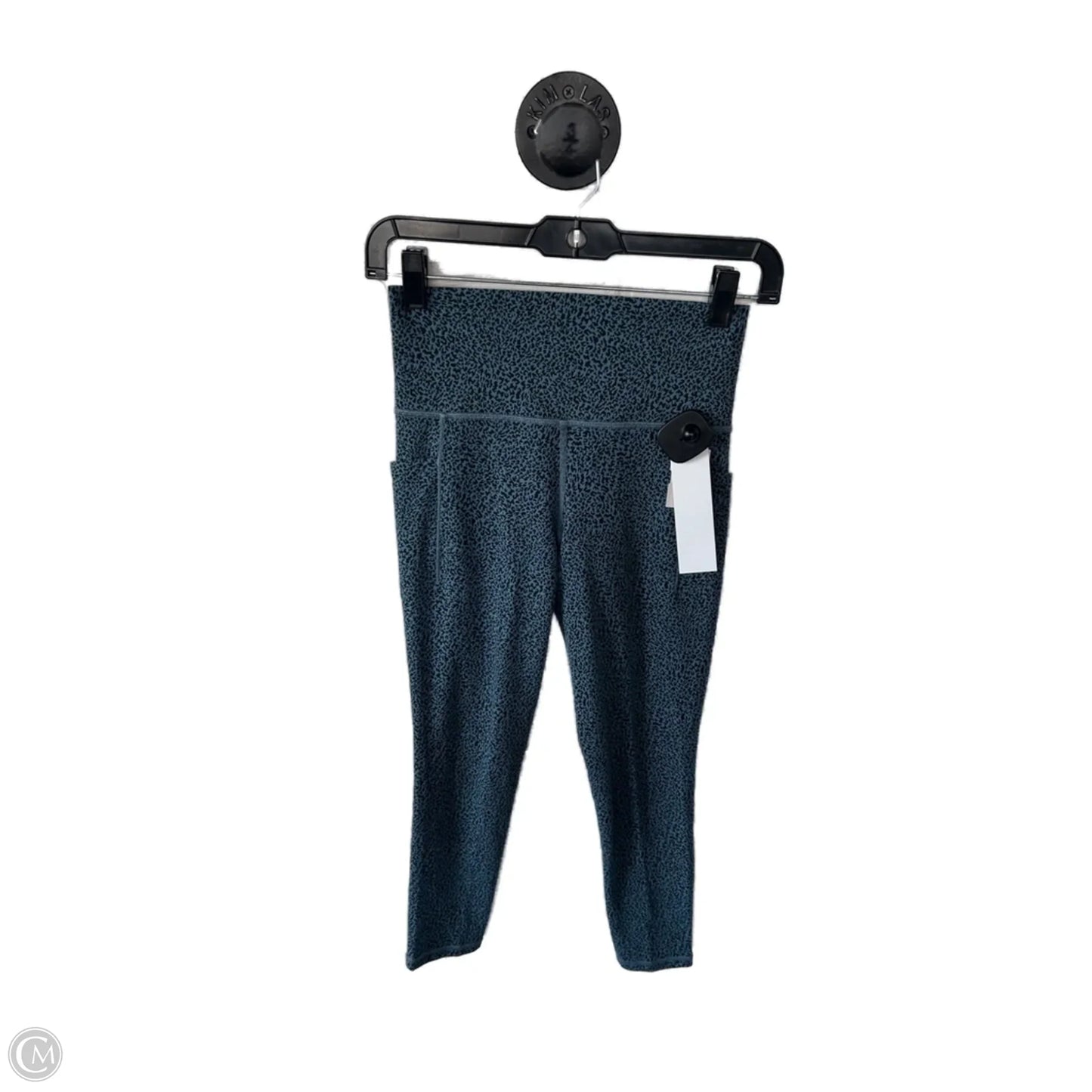 Athletic Leggings By Athleta In Black & Blue, Size: 0