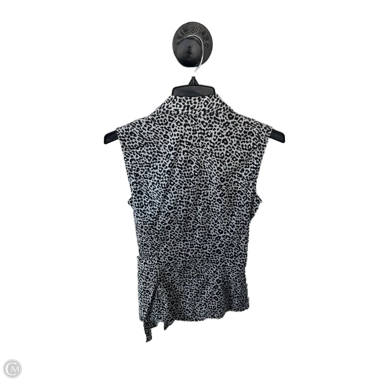 Top Sleeveless By Express Design Studio In Black & Grey, Size: M