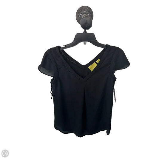 Top Short Sleeve By Maeve In Black, Size: Xs