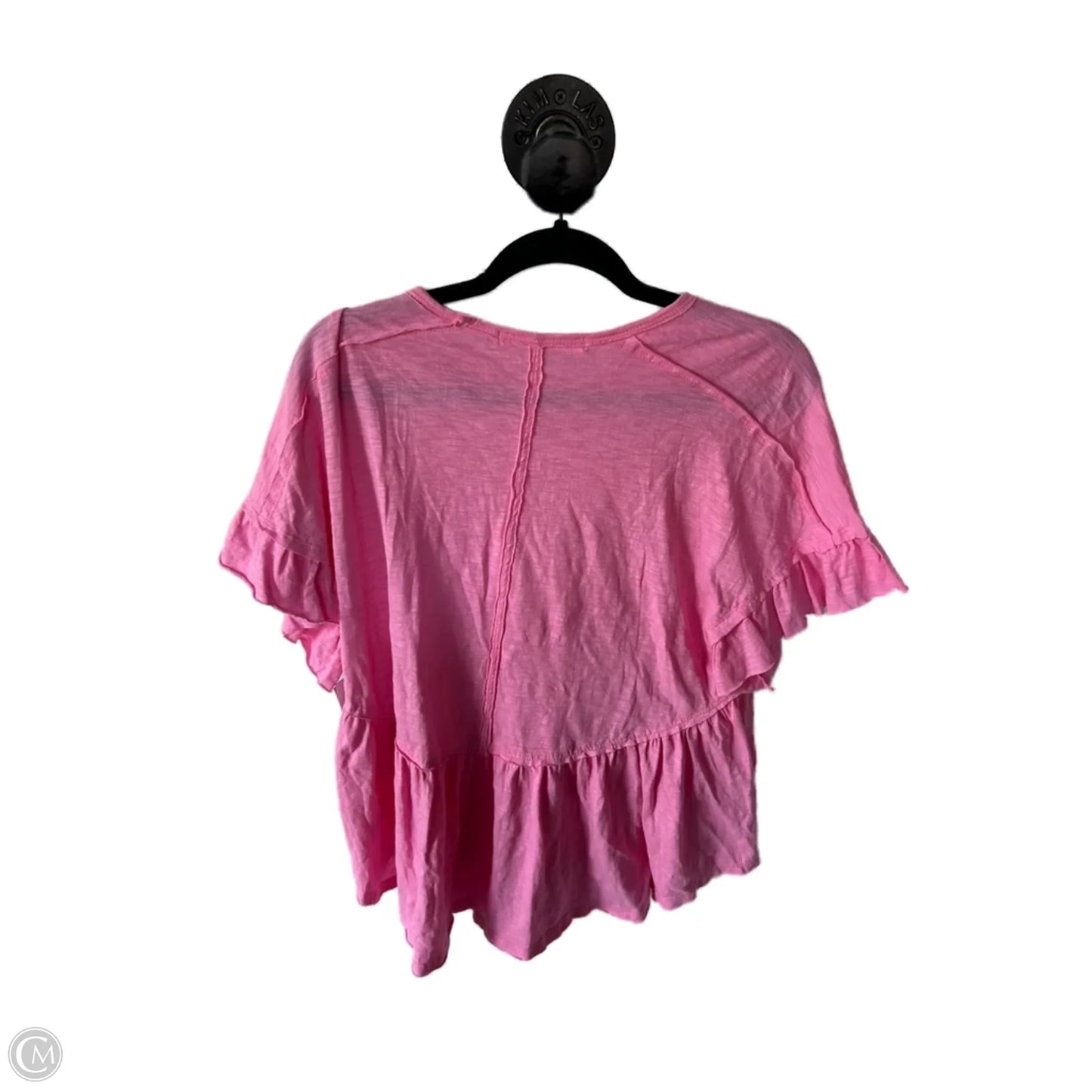 Top Short Sleeve By Altard State In Pink, Size: L