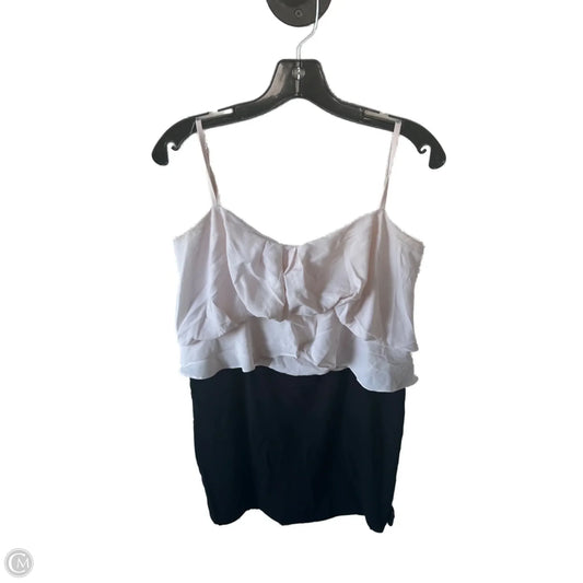 Dress Party Short By Bcbgmaxazria In Black & Pink, Size: L