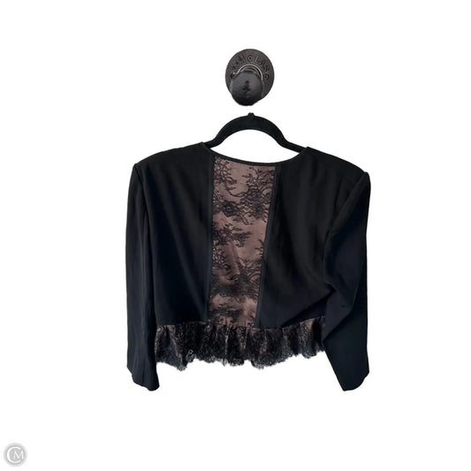 Blazer By Bcbgmaxazria In Black & Tan, Size: 0