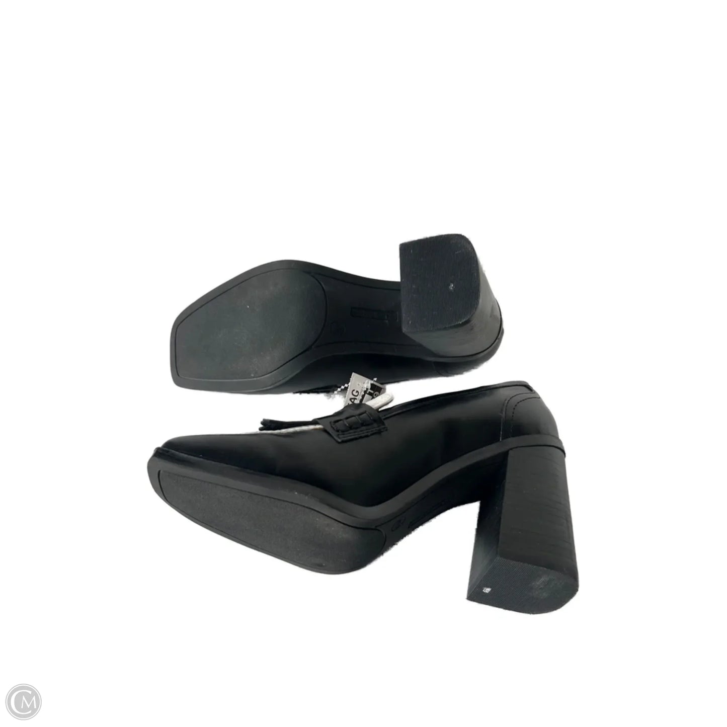 Shoes Heels Block By Marc Fisher In Black & White, Size: 6.5