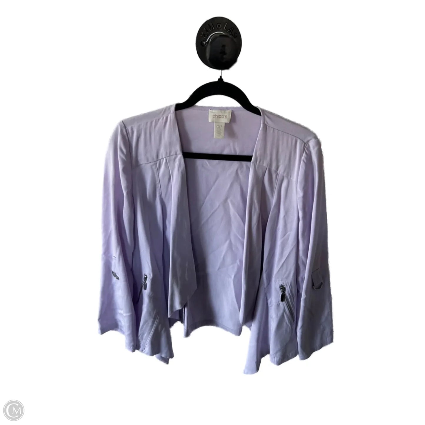 Blazer By Chicos In Purple, Size: Sp