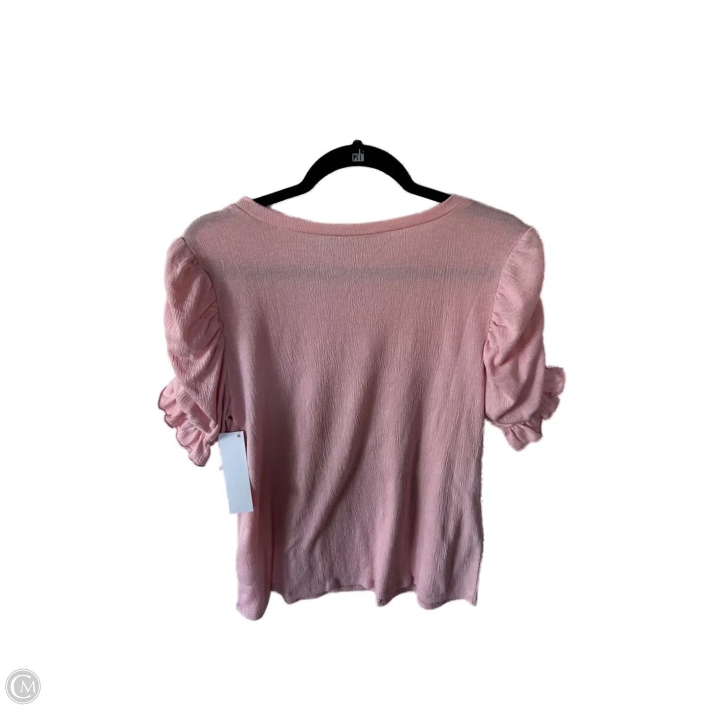 Top Short Sleeve By Doe & Rae In Pink, Size: M