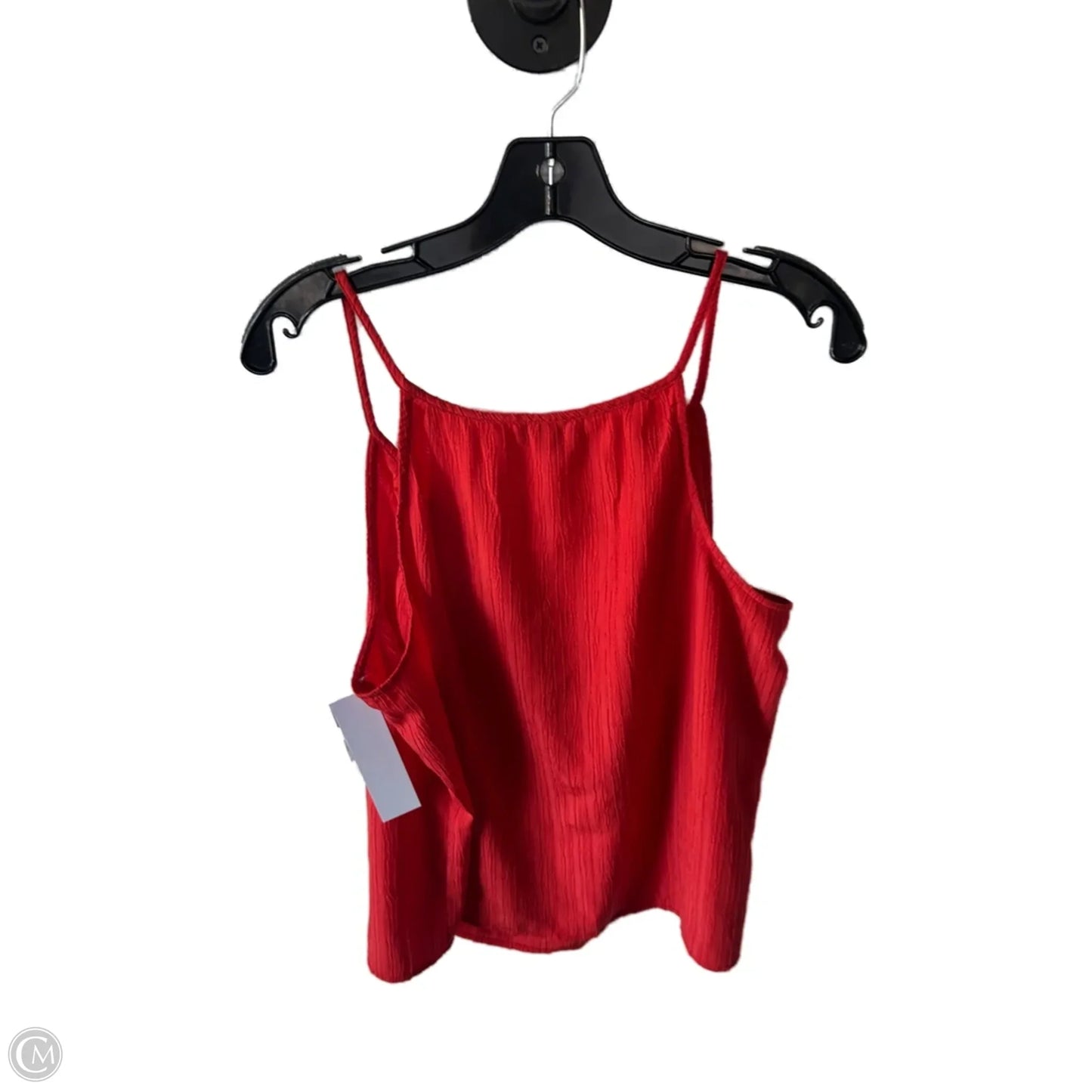 Top Sleeveless By Loft In Red, Size: Xl