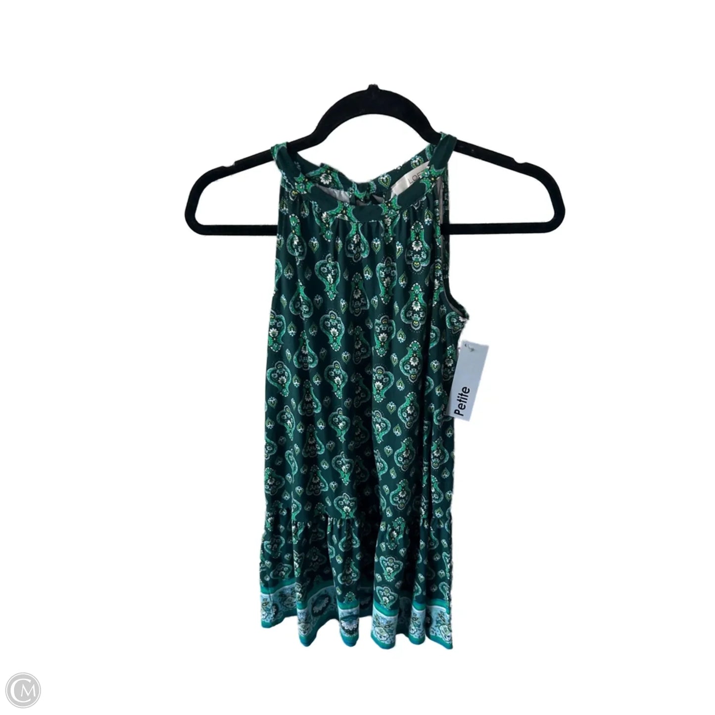 Dress Casual Short By Loft In Geometric Pattern, Size: Xxsp