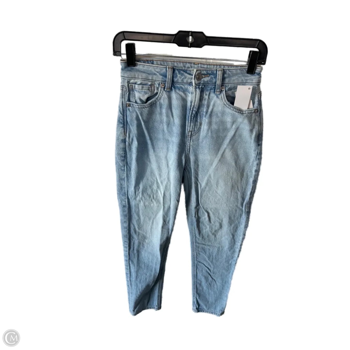 Jeans Straight By American Eagle In Blue Denim, Size: 0
