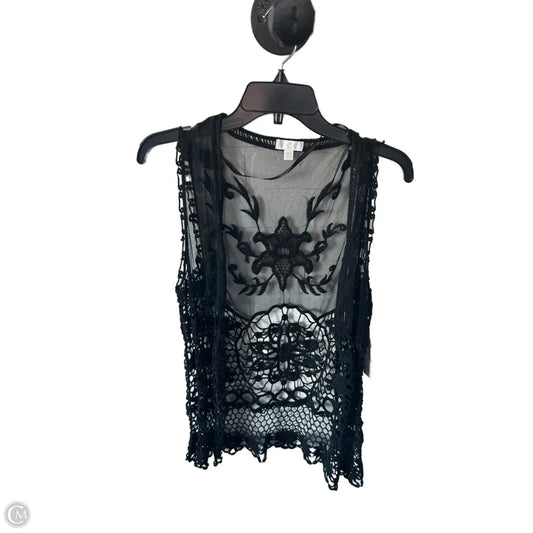Vest Other By Charming Charlie In Black, Size: Xs