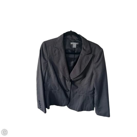 Blazer By Ann Taylor In Grey, Size: Lp