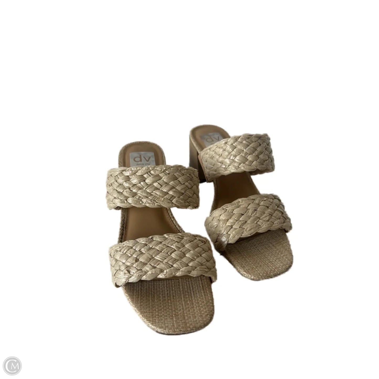 Sandals Heels Block By Dolce Vita In Tan, Size: 8.5