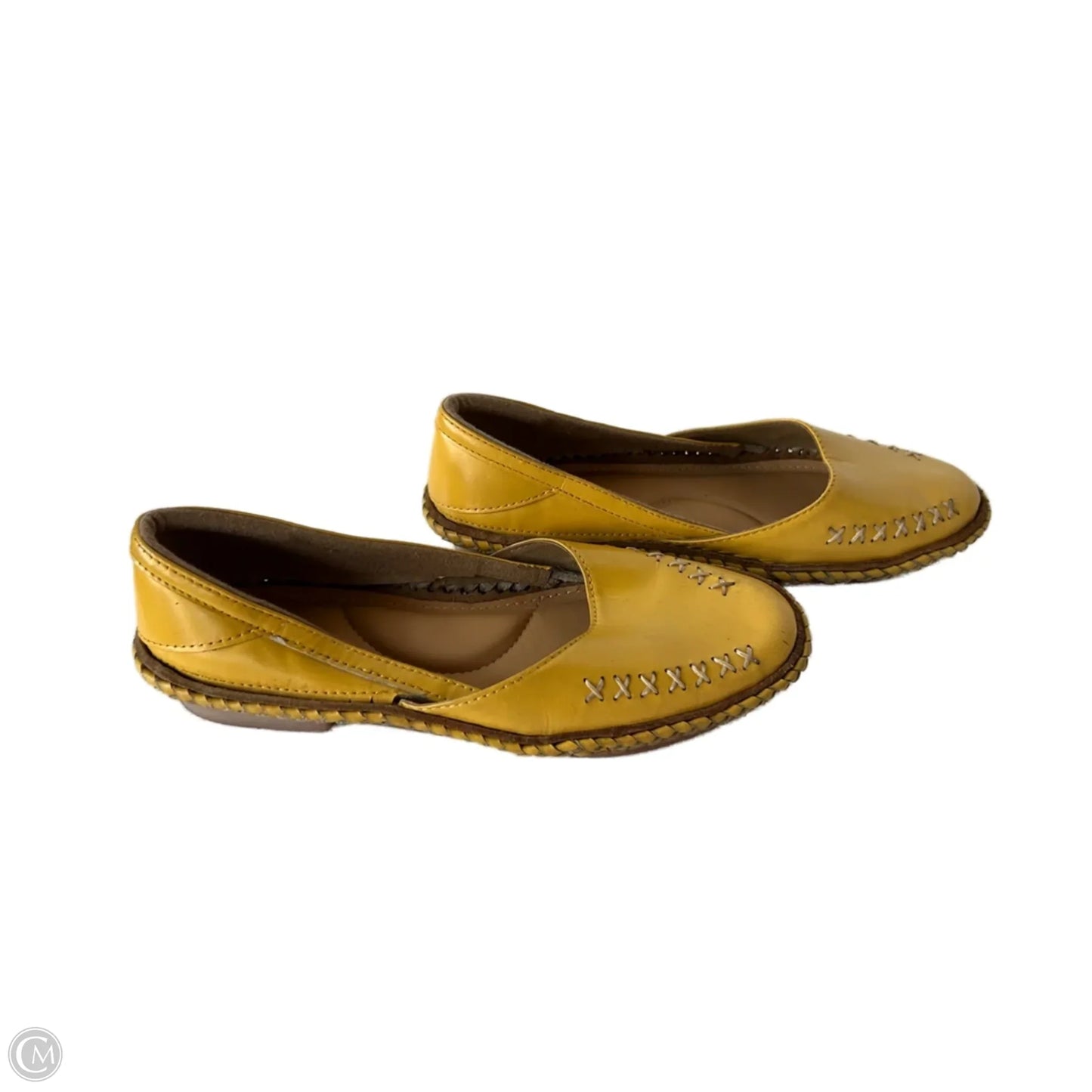 Shoes Flats By Clothes Mentor In Yellow, Size: 6