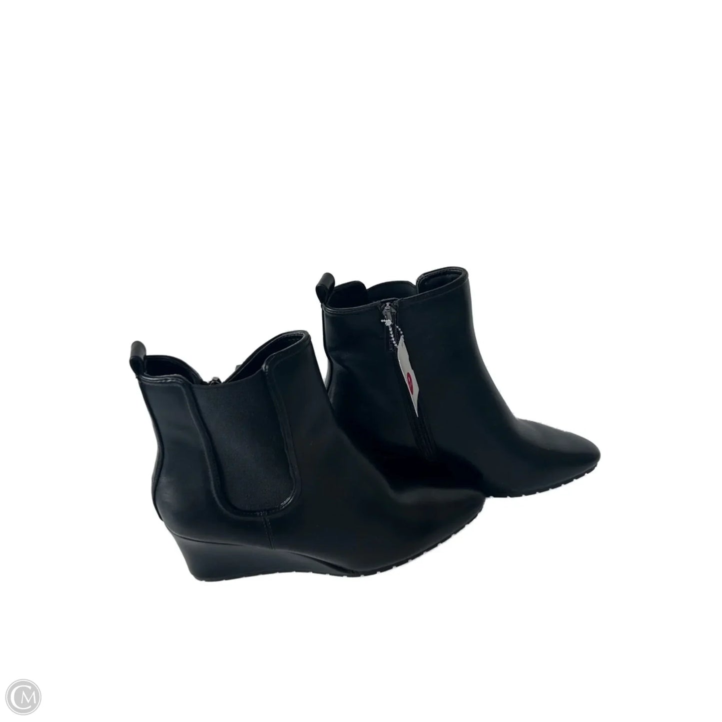 Boots Ankle Heels By Anne Klein In Black, Size: 11