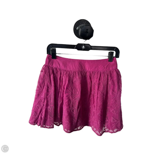 Skirt Mini & Short By Free People In Pink, Size: 0