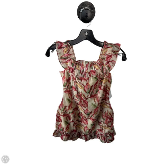 Dress Casual Short By Lovers & Friends In Red & Tan, Size: Xxs