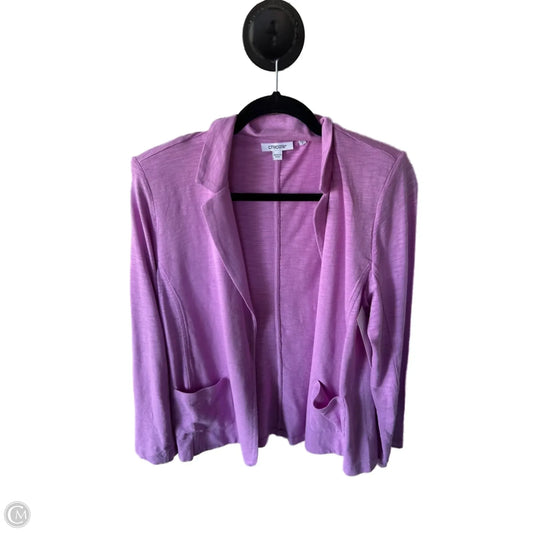 Blazer By Chicos In Purple, Size: M