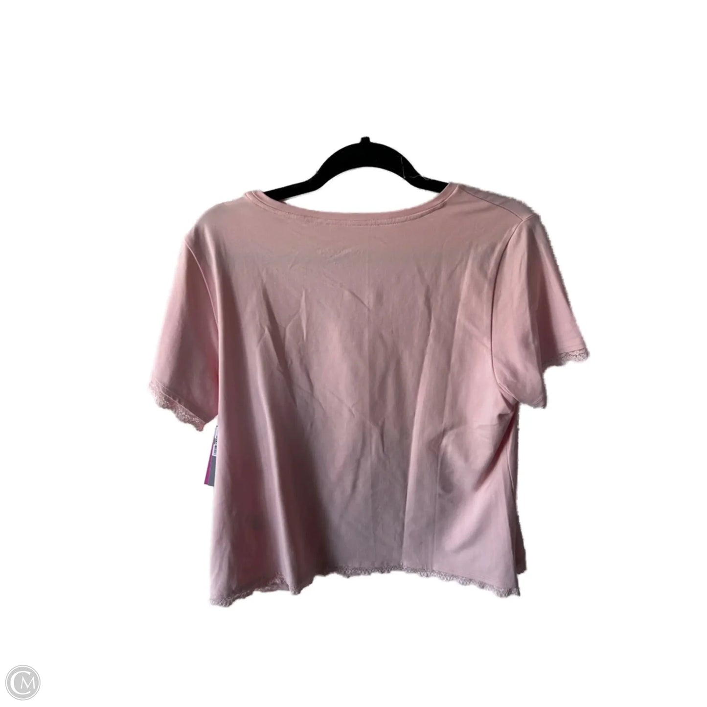 Top Short Sleeve By Soft Surroundings In Pink, Size: Lp