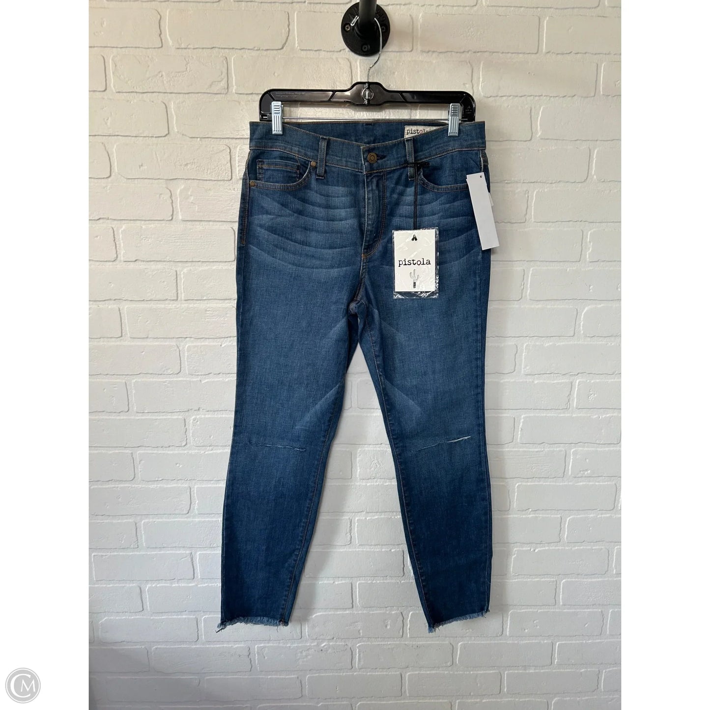 Jeans Skinny By Pistola In Blue Denim, Size: 8