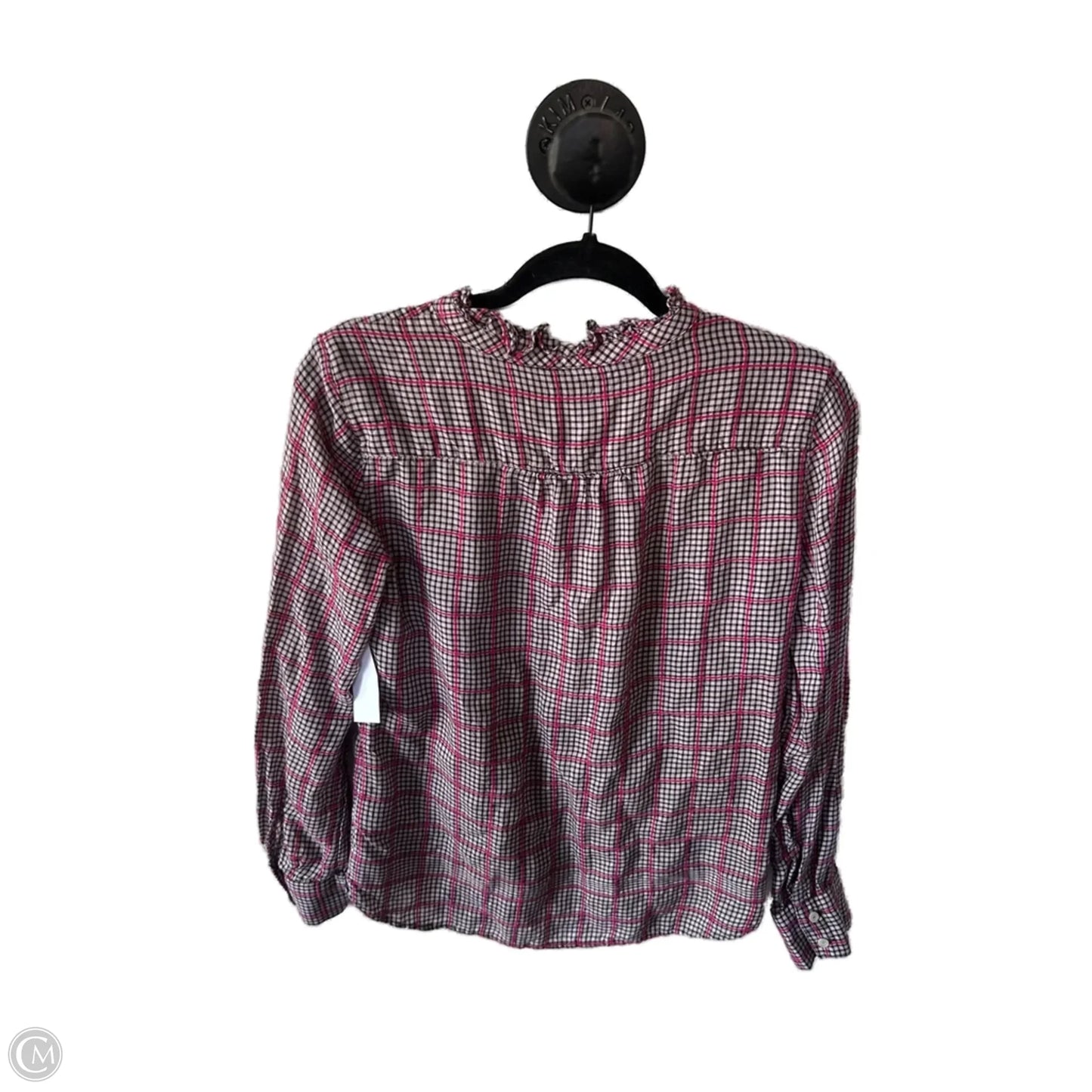 Top Long Sleeve By Talbots In Brown & Pink, Size: Xs