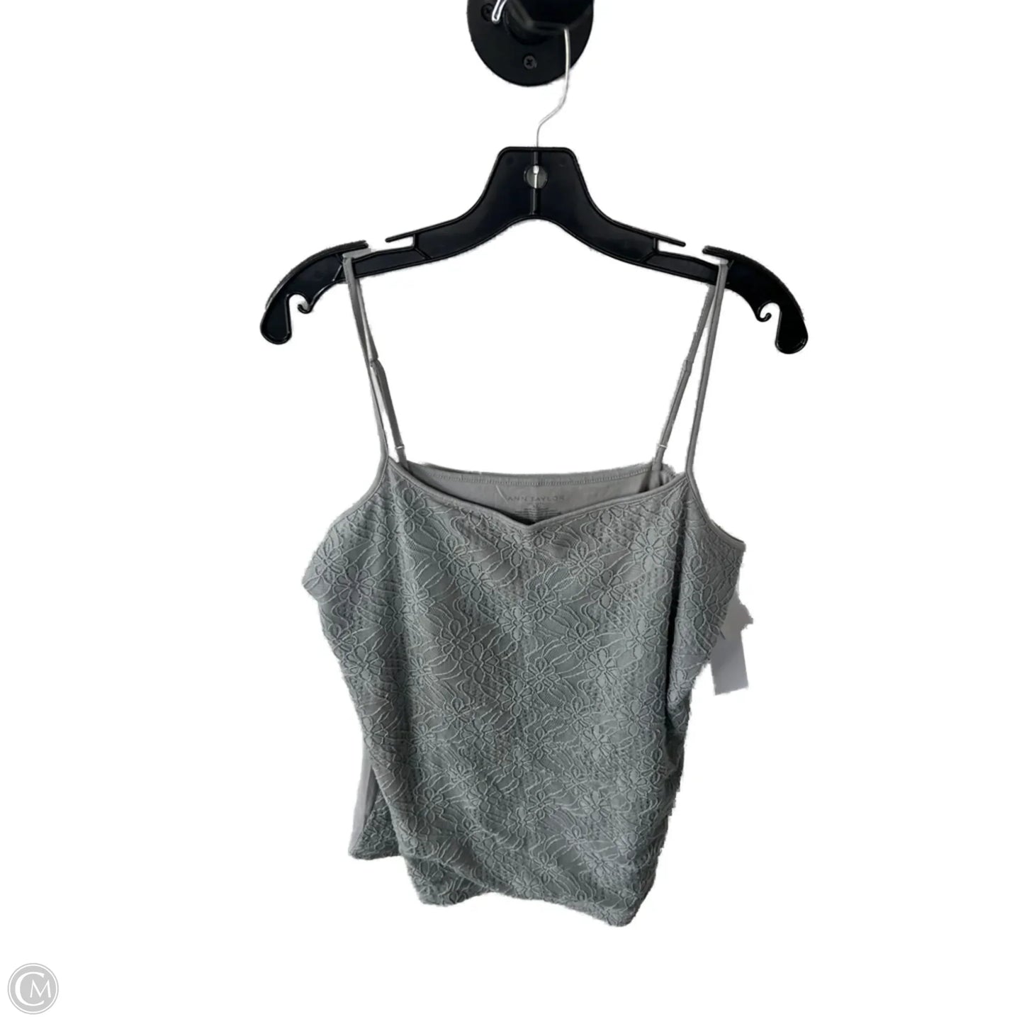 Top Sleeveless Basic By Ann Taylor In Grey, Size: Xl
