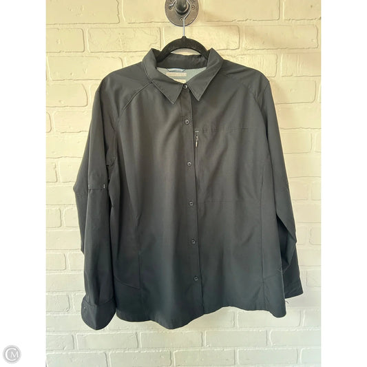 Top Long Sleeve By Columbia In Black, Size: 2x