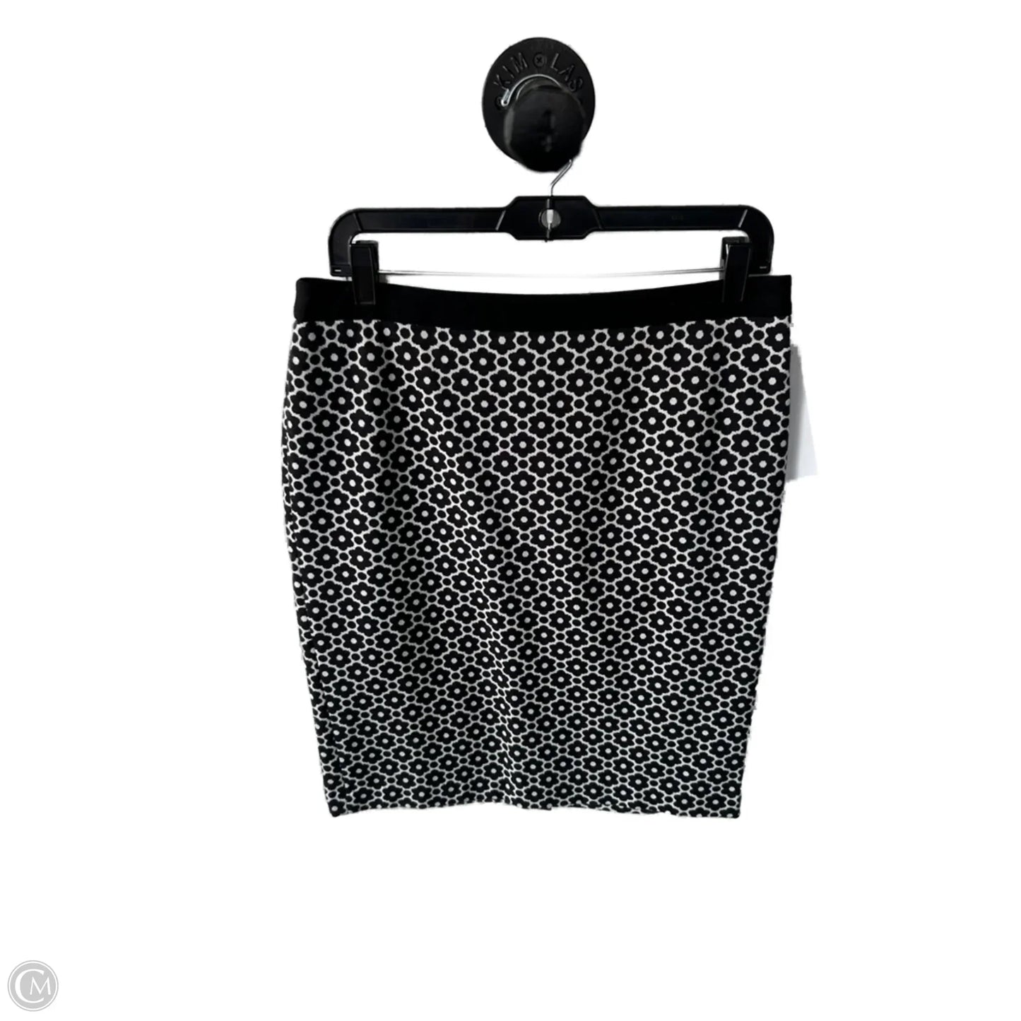 Skirt Midi By Talbots In Black & White, Size: 10p