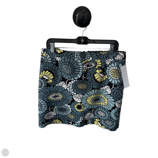 Skirt Mini & Short By Ann Taylor In Black & Blue, Size: 10