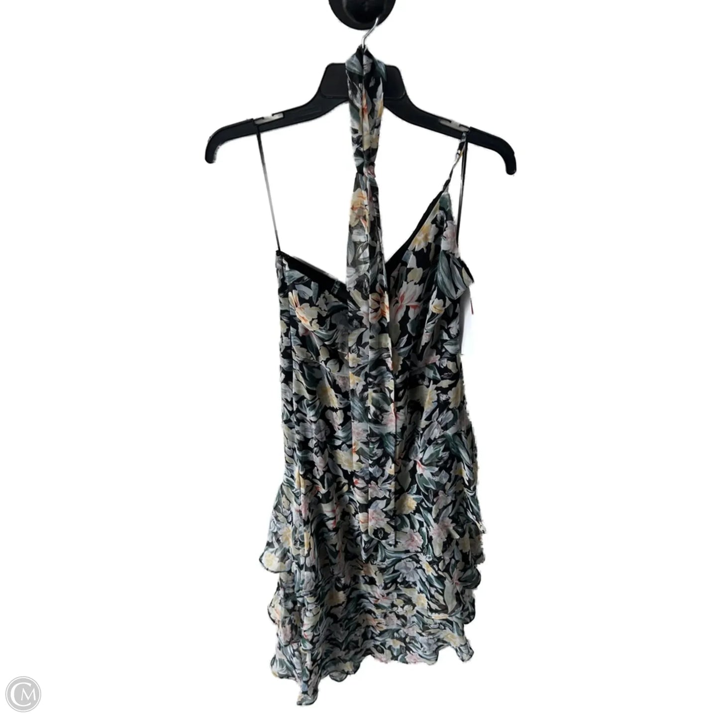 Dress Casual Midi By Cmb In Black & Green, Size: M