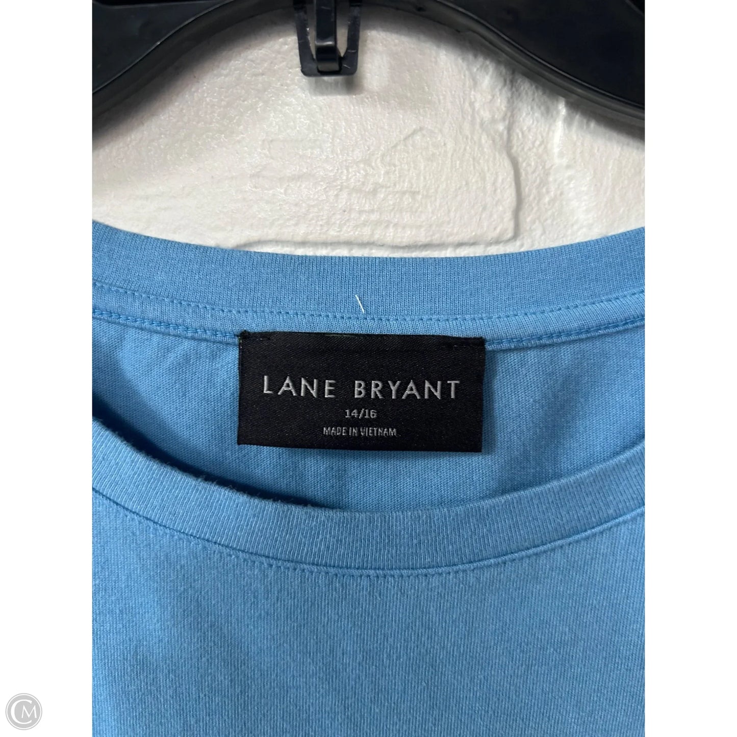 Top Short Sleeve By Lane Bryant In Blue, Size: Xl
