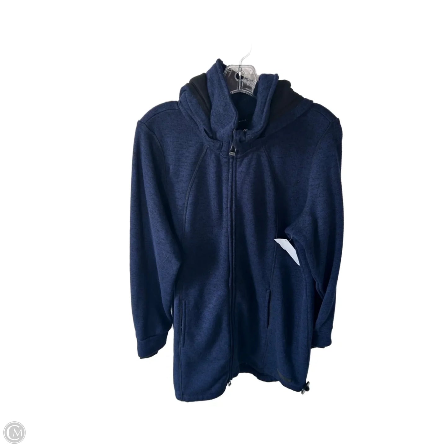 Jacket Fleece By Calvin Klein Performance In Blue, Size: 1x