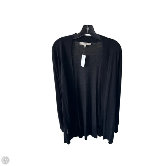 Sweater Cardigan By Loft In Black, Size: Xl
