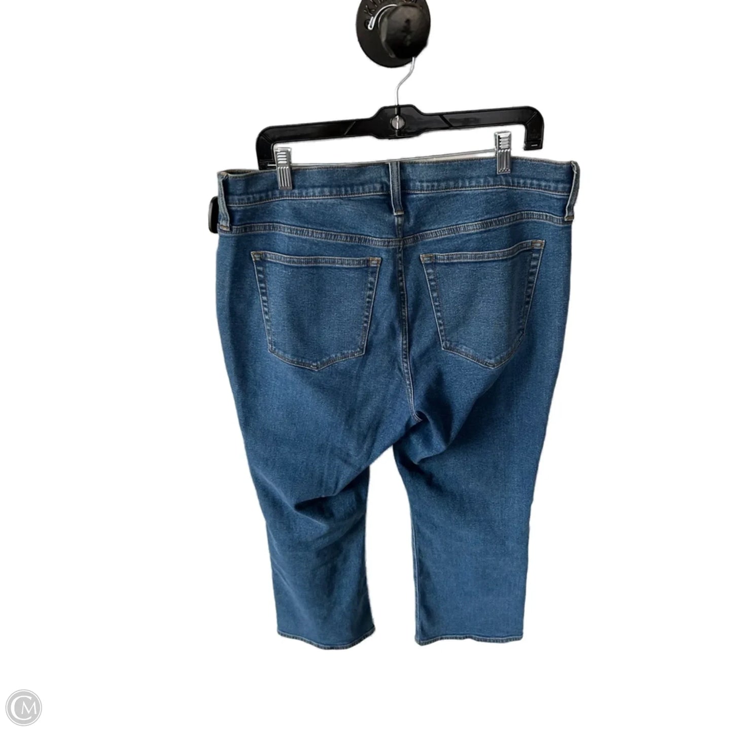 Jeans Cropped By J. Crew In Blue Denim, Size: 14