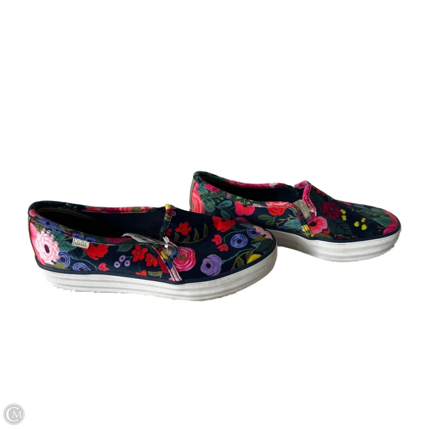 Shoes Sneakers Platform By Keds In Blue & Pink, Size: 7.5