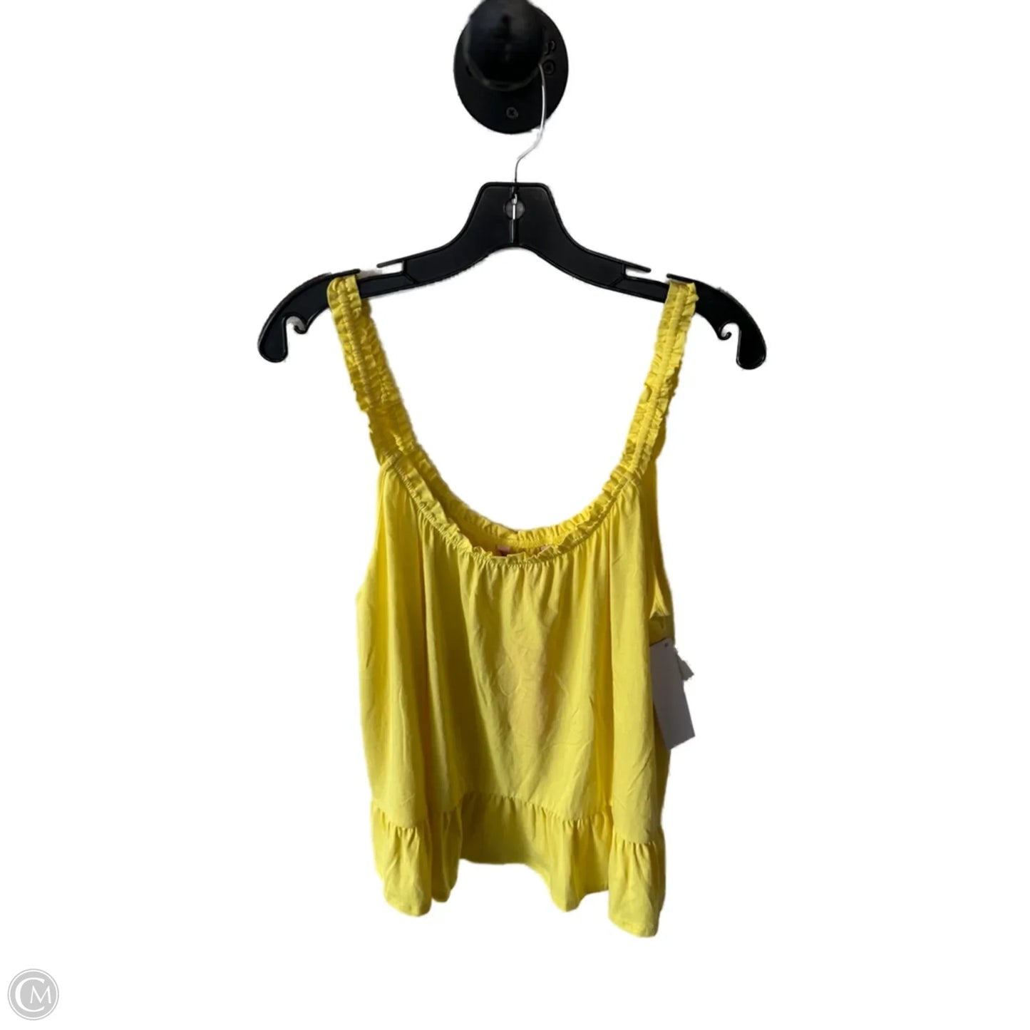 Top Sleeveless Designer By Lilly Pulitzer In Yellow, Size: L