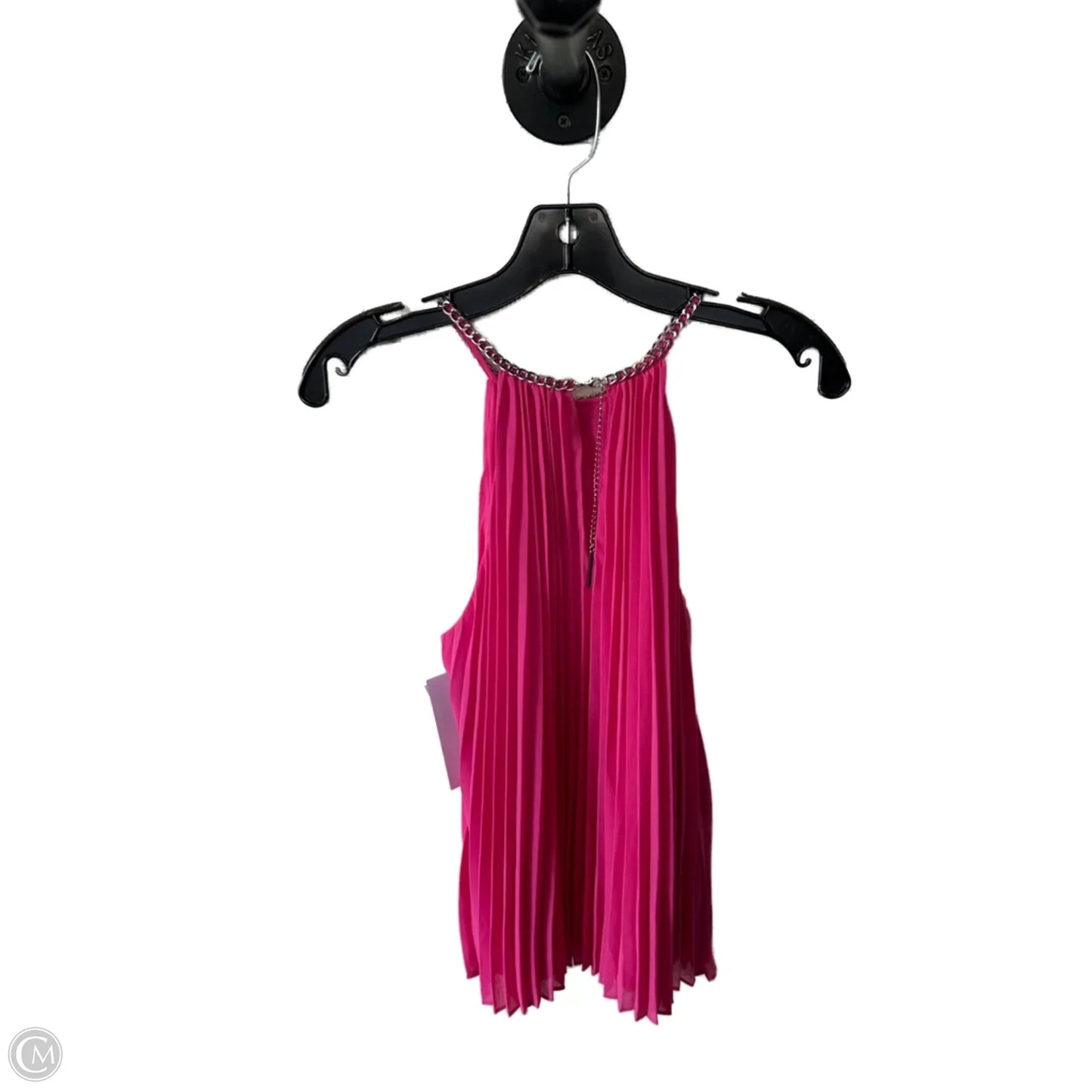 Top Sleeveless By Michael By Michael Kors In Pink & Silver, Size: M