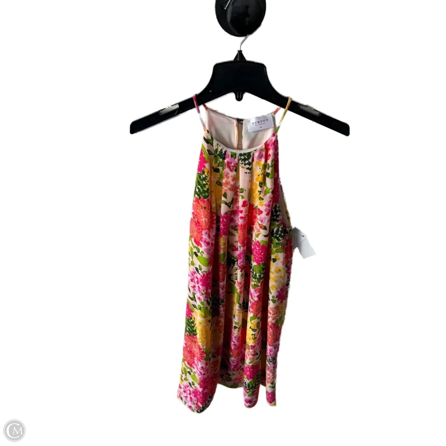 Dress Casual Short By Nymphe In Pink & Yellow, Size: M