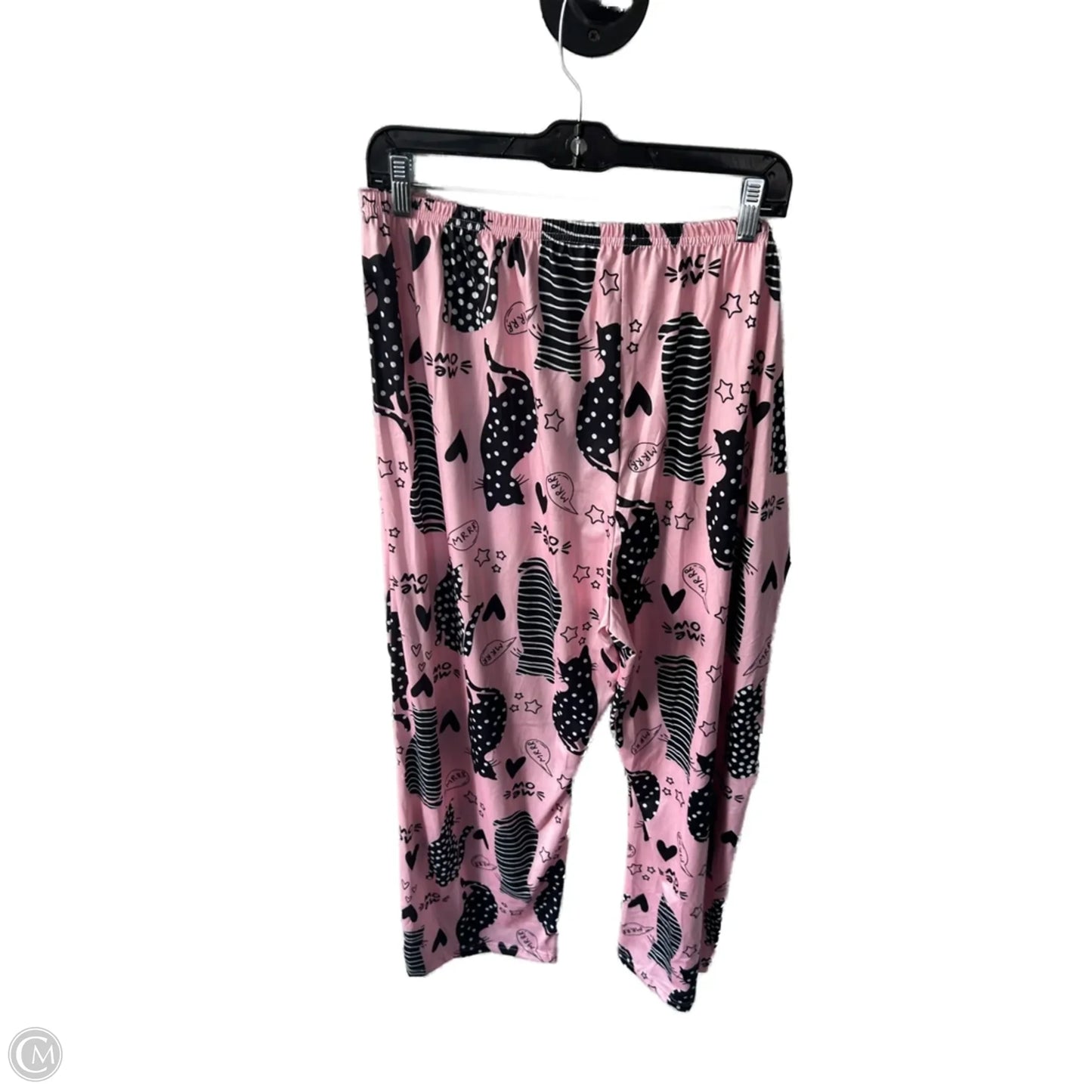 Pajamas 2pc By Cme In Black & Purple, Size: 2x