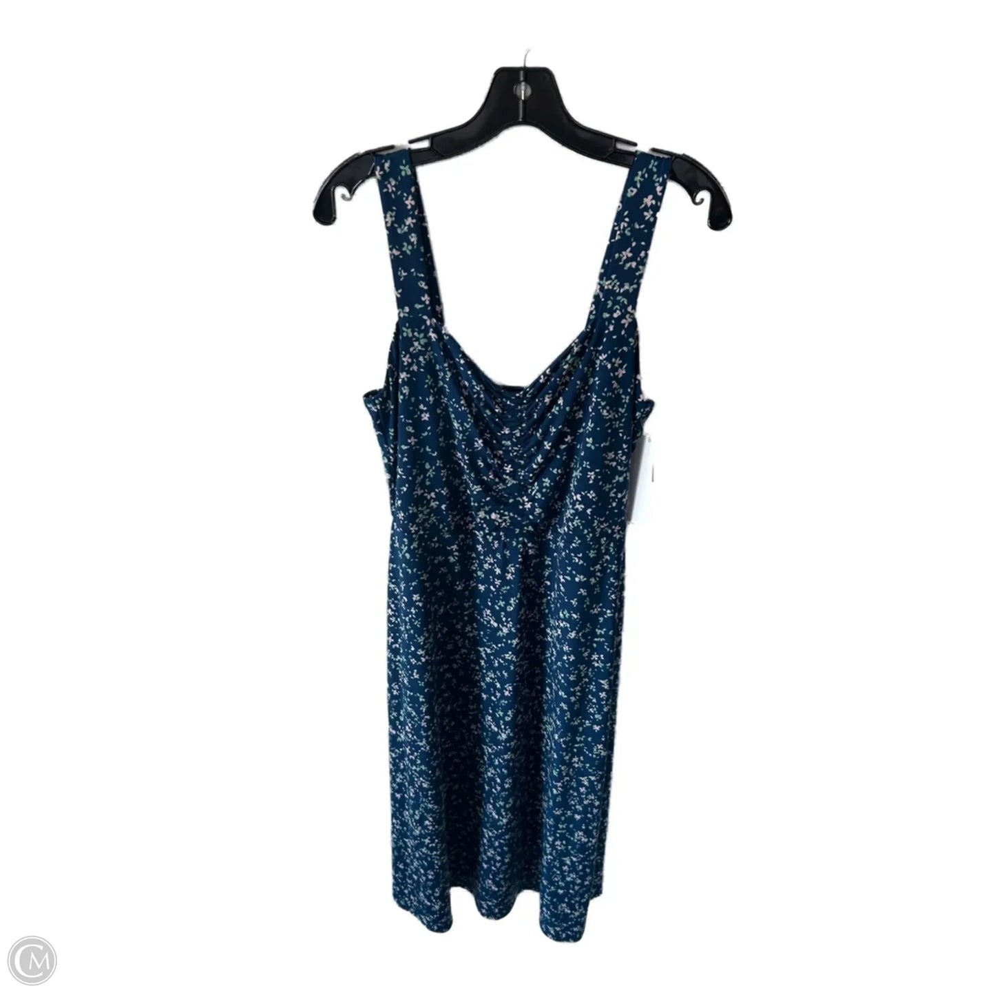 Dress Casual Midi By 41 Hawthorn In Blue & Pink, Size: L