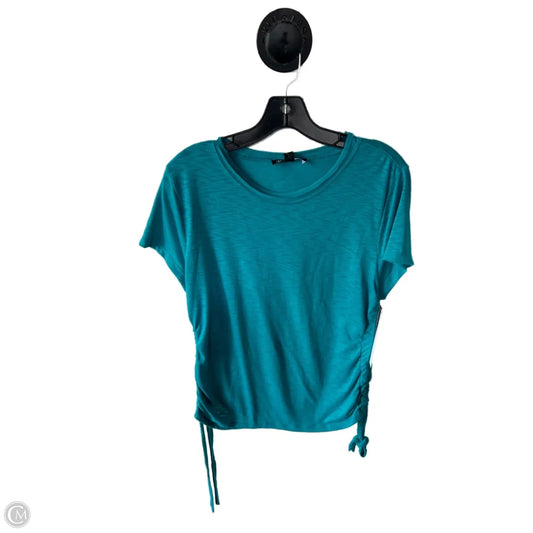Top Short Sleeve By Inc In Blue, Size: L