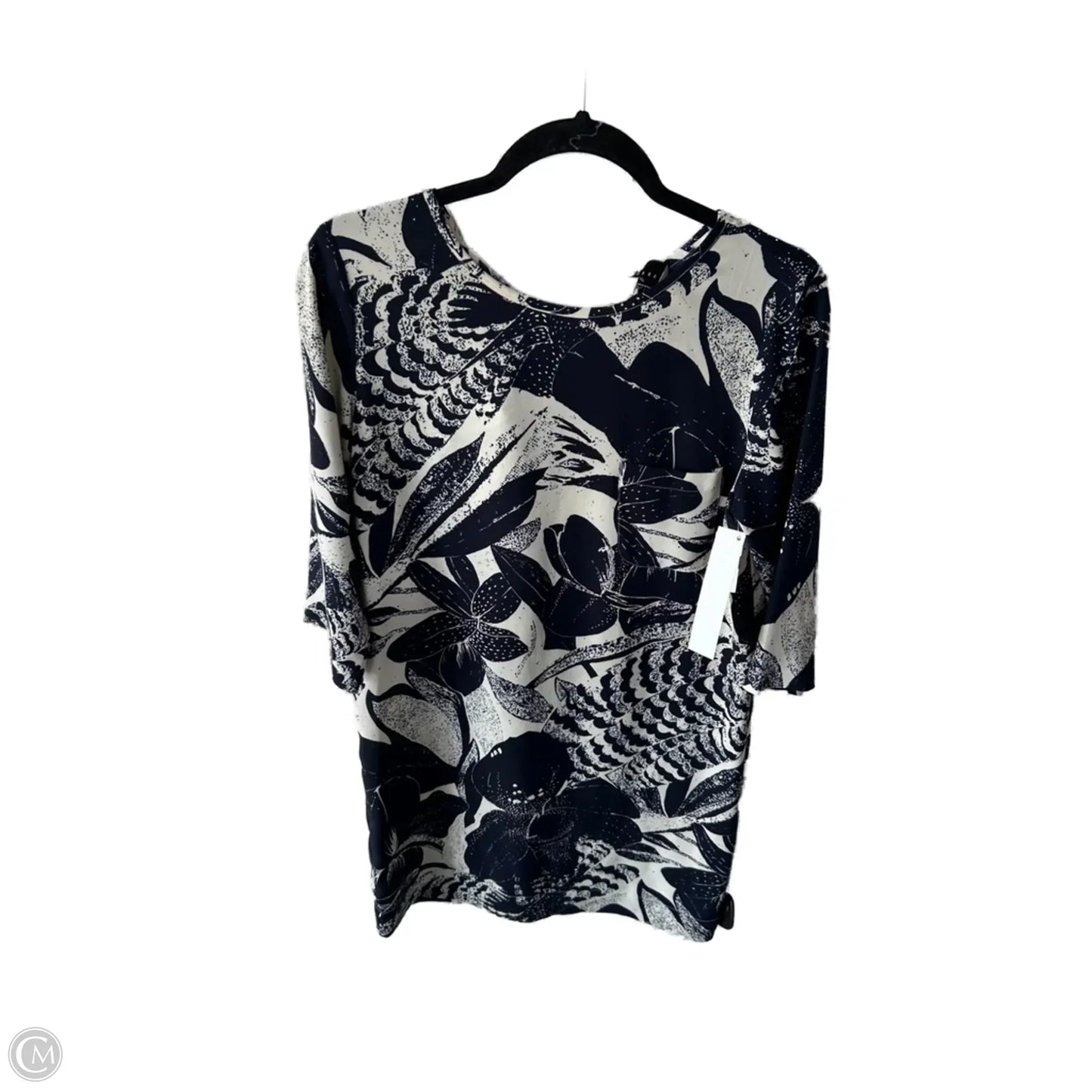 Dress Work By Essentiel Antwerp In Blue & Tan, Size: M