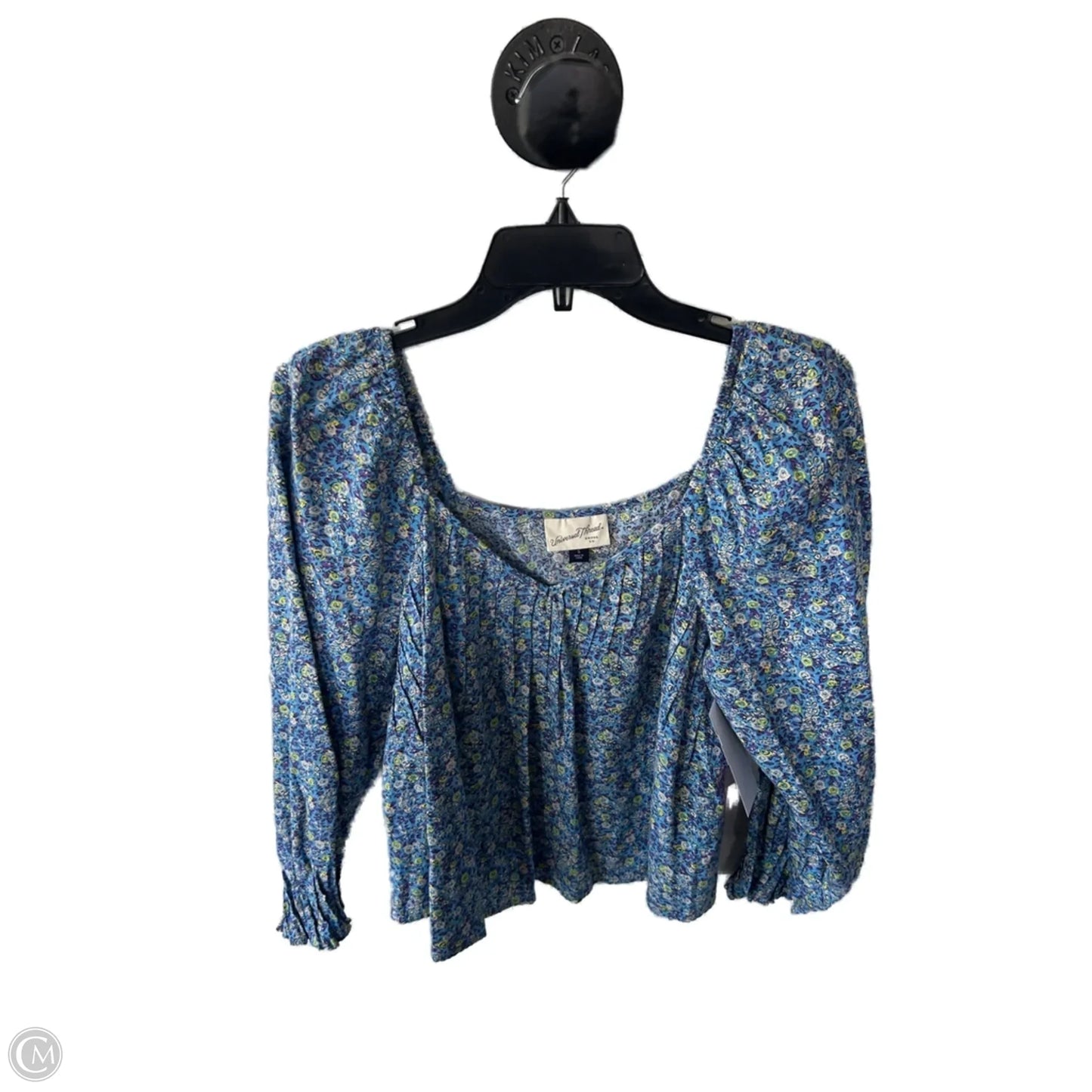 Top Long Sleeve By Universal Thread In Blue & Purple, Size: S