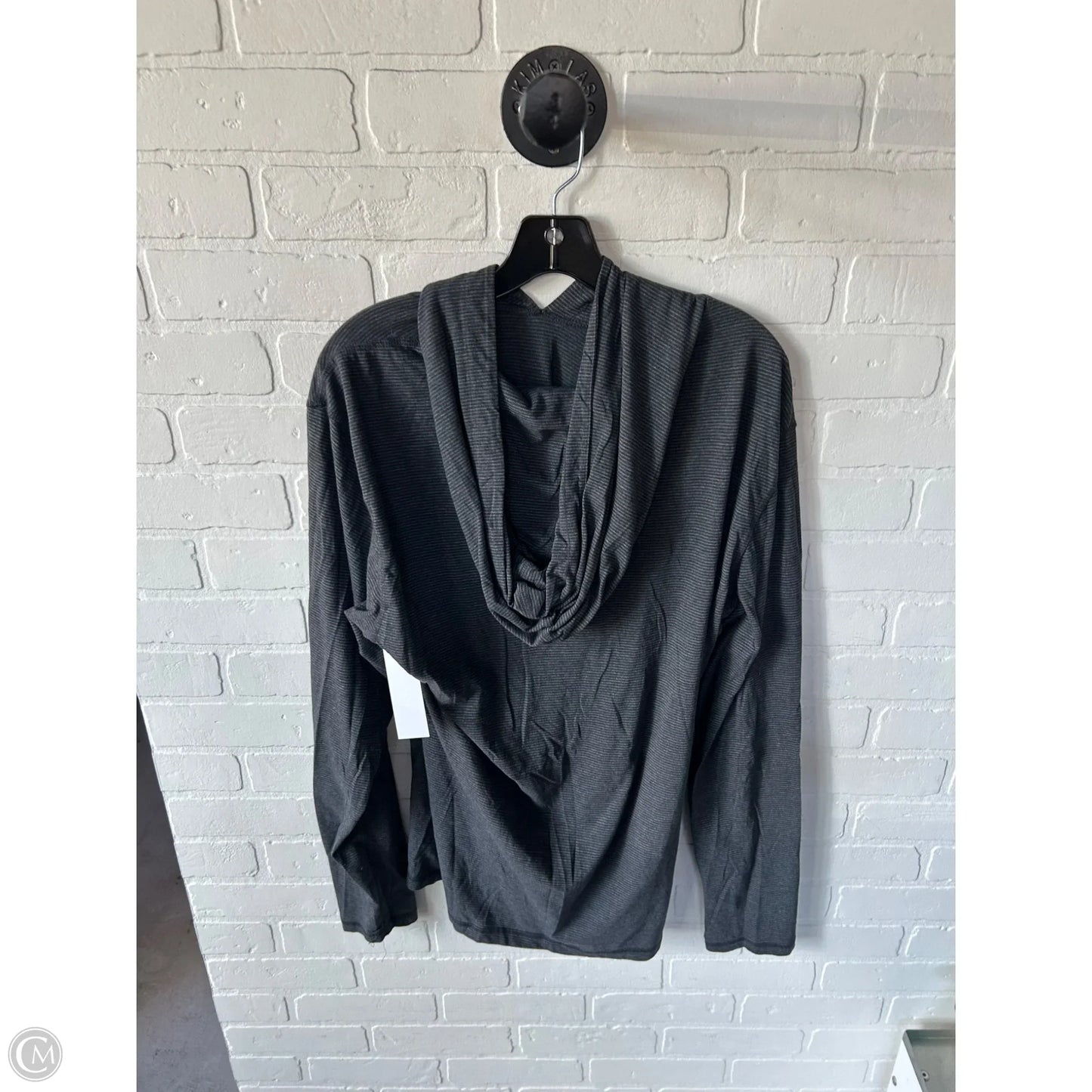 Athletic Top Long Sleeve Hoodie By Prana In Grey, Size: Xl